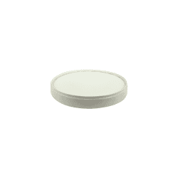 Couvercle blanc en carton sans plastique Ø90mm  , 25pcs