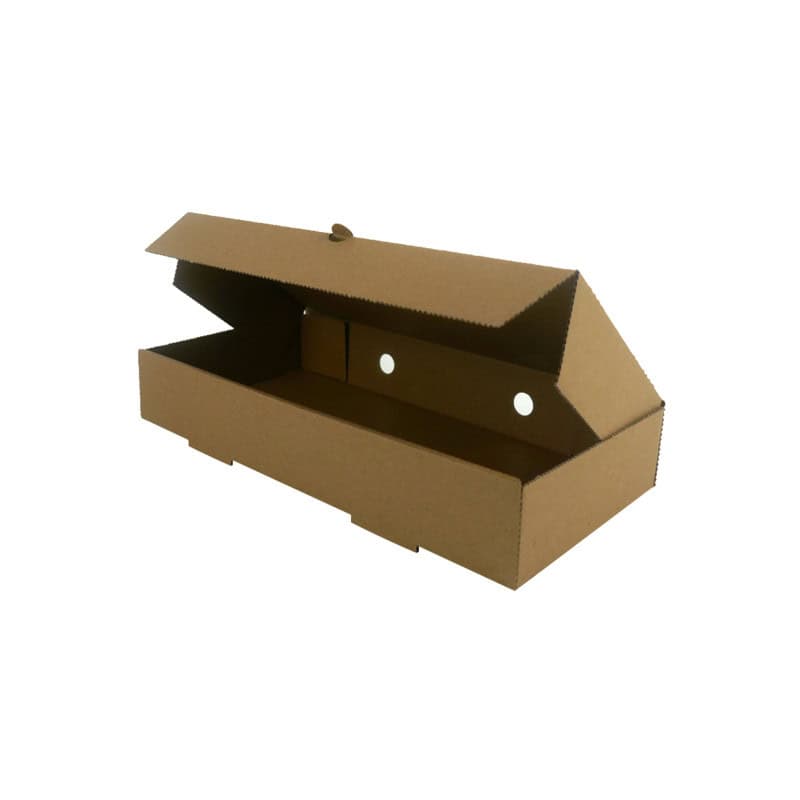 Boîte bruschetta carton kraft 30 x 15 x 5 cm x 100 unités