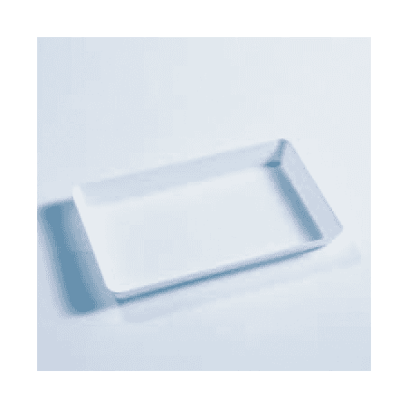 Assiette plastique blanche "Manhattan" 161x101mm H16mm