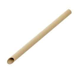 Paille biseautée Kraft pour Bubble Tea - emballage individuel  H200mm