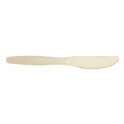 Couteau plastique PS crème "Imperial"  180