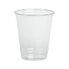 Pot à dessert transparent en plastique PET  H72mm 230ml