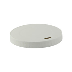 Couvercle plat blanc en carton sans matière plastique, Waterbased  H10mm