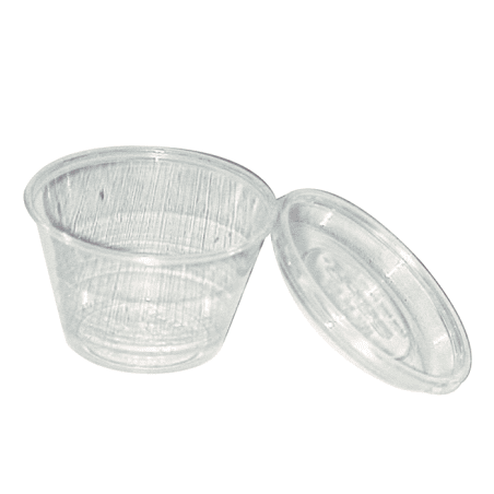 Pot plastique PET transparent H60mm 150ml Pot plastique PET transparent H60mm 150ml