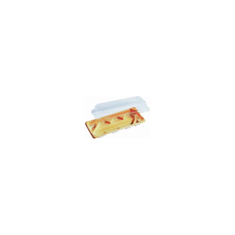 Couvercle rectangulaire dôme transparent en plastique 170x70mm H30mm