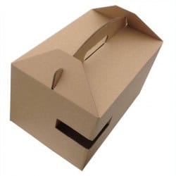 Boite carton - (L)175 x (P)115 x (H)45 mm - Marron