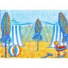 Set papier décor balnéaire 297x430mm