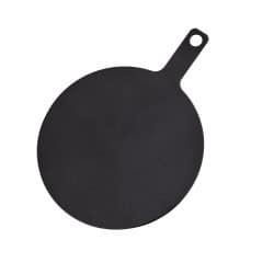 Phoenix Planche ronde noire en fibre de bois 288x203mm H6mm