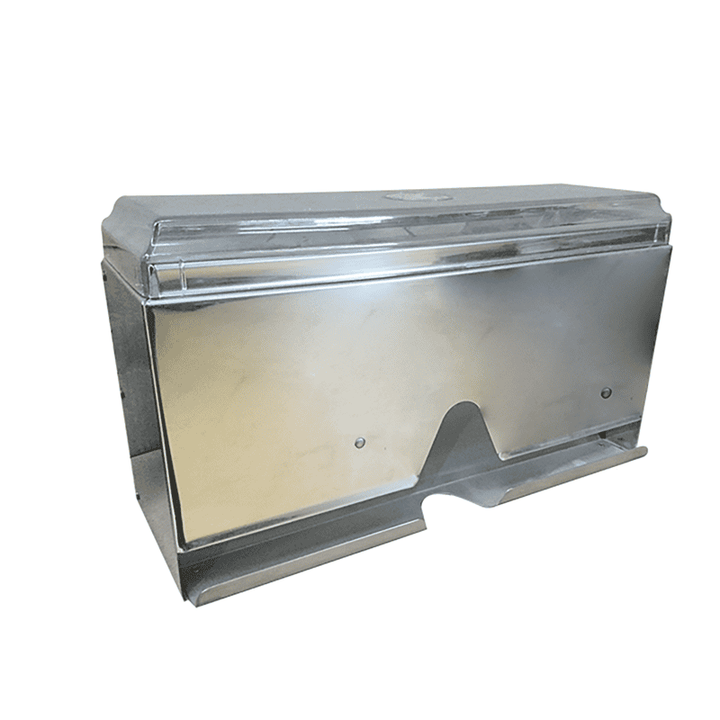 Distributeur de paille inox  310x115mm H180mm