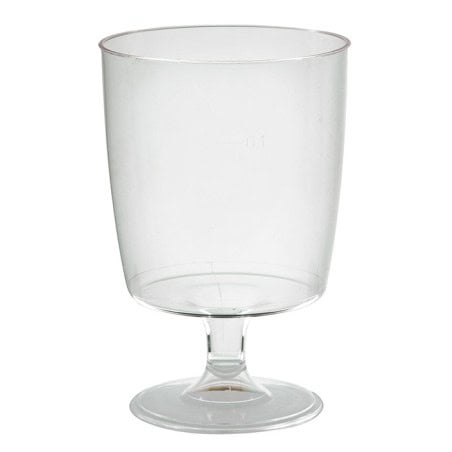 Verre à vin réutilisable plastique PS  H100mm 150ml