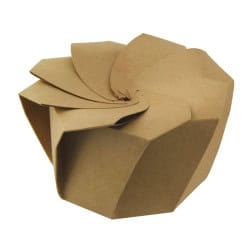 Boite Carton Kraft Refermable Pliage Origami x100Pcs
