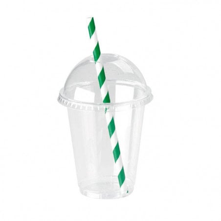 Pot plastique et couvercle 200 ml gobelet dessert smoothie