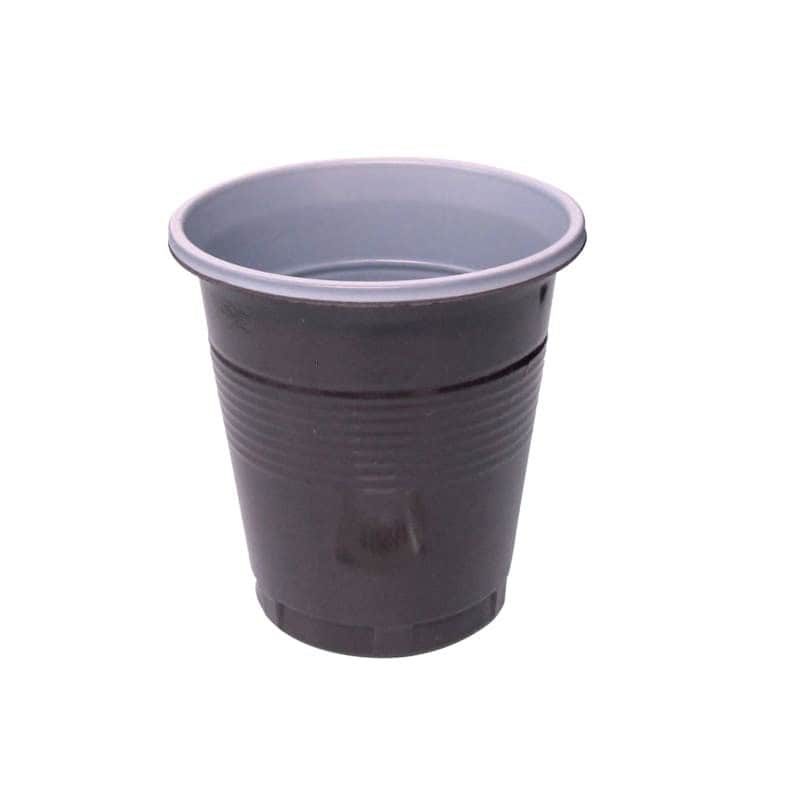 Goblet Plastique Ps Marron Blanc Par 100 unités L: 5,5 cm
