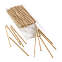 Bâtonnets ronds en bois 10 x 0,4 cm - 60 pcs environ - Batonnets