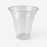 Gobelet plastique PET transparent H102mm 270ml