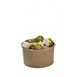 Pot à glace kraft 150 ml