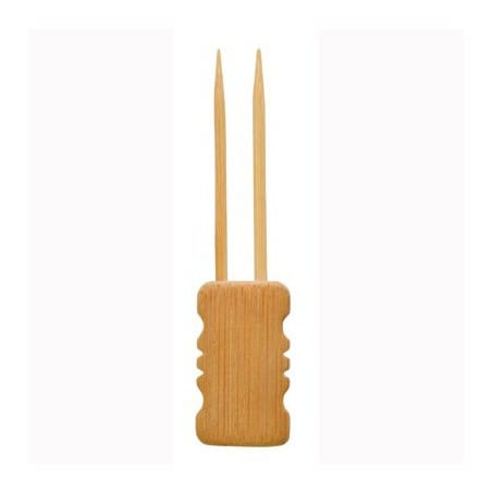 Double pique bambou 10 cm Double pique bambou 10 cm