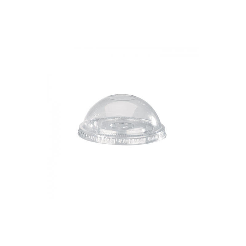 Couvercle PET transparent dôme Diam: 7,7 cm 7,7 x 3,7 cm - 50 unités
