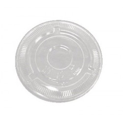 Couvercle plastique transparent sans trou