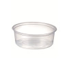 Pot Deli rond PP transparent 250 ml Diam: 11,6 cm 11,6 x 4 cm - 50 unitÃ©s
