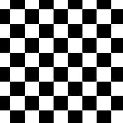 Papier blanc avec damier noir en boîte distributrice 35 x 27 cm - 1000 unités