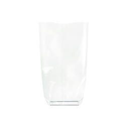 Sac transparent fond cartonné 17 x 32 cm - 100 unités