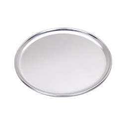 Plateau pour pizza en aluminium Ø228mm H8 mm - 12 unités