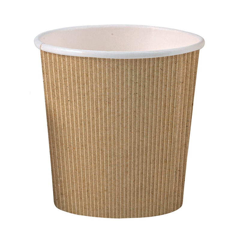 Pot à soupe carton blanc 700 ml Diam: 11,4 cm 11,4 x 8,7 x 11,5 cm - 25 unités