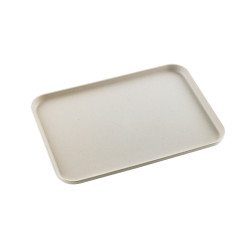 Huskly plateau remployable composite beige - 310x226x16mm - 30 unités