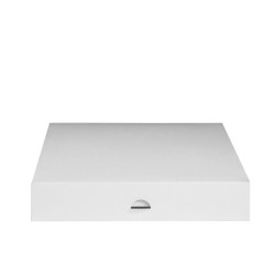 Boîte plateau lunch carton blanc 28 x 20 x 6 cm - 25 unités
