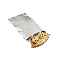 Sac aluminium avec intérieur kraft brun 9 x 30 x 4 cm - 250 unités