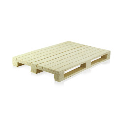 Mini palette bois 30 x 20 x 3 cm - 16 unités