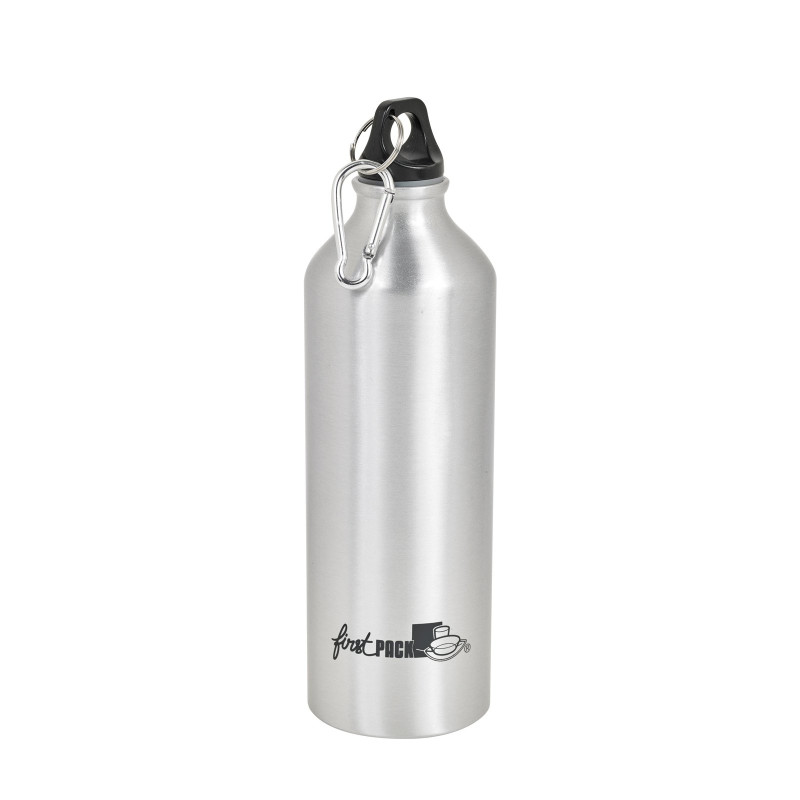 Noxbottle bouteille à  eau aluminium avec bouchon mousqueton 750ml - 24 unités
