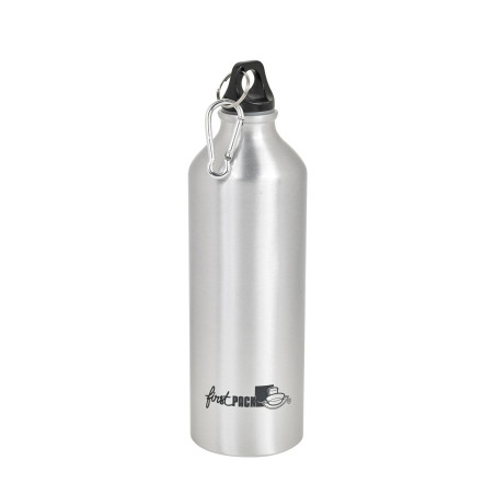 Noxbottle bouteille à  eau aluminium avec bouchon mousqueton 750ml - 24 unités