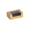 Boîte sushi avec fenêtre antibuée pour 4-6 pieces 120x70mm H40mm - 50 unités