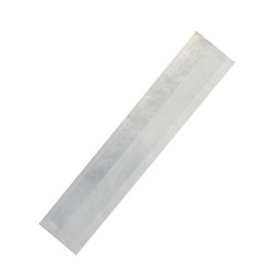 Sac sandwich blanc ingraissable à fenêtre cristal  - 11 cm x 4 cm x 55 cm - 1000 unités