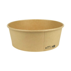 Saladier "Buckaty" multi-usage en fibre de bambou  - 1200 ml - 18,5 cm x 16 cm x 6,5 cm. - 45 unités
