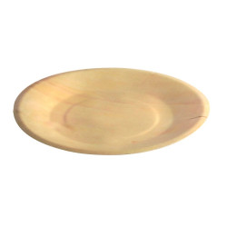 Assiette ronde en bois "Scandinavie" Diam: 21,5 cm 21,5 x 1 cm - 10 unités