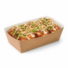 Barquette en carton kraft 750 ml 14,5 x 8 x 5,2 cm - 100 unités