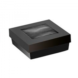 Boîte noire carrée 13,5 cm avec fenêtre