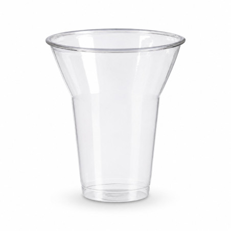 Pot/Coupe plastique PET 360 ml Diam: 9,5 cm 9,5 x 4,7 x 11,2 cm - 50 unités