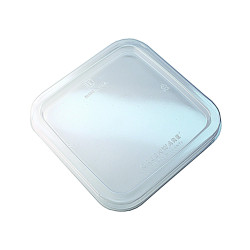 Couvercle carré en PLA - LGS-6 16 x 16 x 1,3 cm - 50 unités