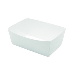 Barquette en carton blanc 510 ml 12 x 7 x 4,2 cm - 250 unités