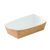 Barquette en carton kraft 350 ml 12 x 6 x 3,7 cm - 100 unités