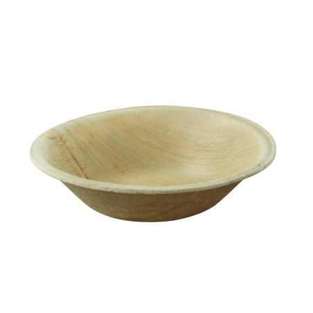 Bol rond en palmier 200 ml Diam: 12 cm 12 x 12 x 2,5 cm - 25 unités