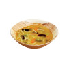 Bol rond en palmier 200 ml Diam: 12 cm 12 x 12 x 2,5 cm - 25 unités