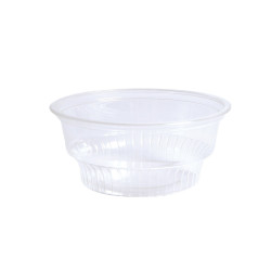 Coupe dessert PET transparent 170 ml Diam: 9,8 cm 9,8 x 6,5 x 3,5 cm - 50 unités