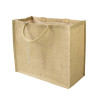 Sac cabas en jute brun 450x220mm H370mm - 5 unités
