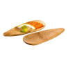 Cuillère goutte bambou "Pattaya" 10 x 4 cm - 24 unités