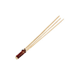 Pique bambou triple branches "Teepi" 8 cm - 100 unités